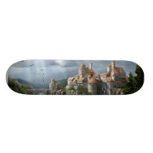 maison rêveuse - customisée skateboard