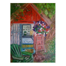 maison snoopy carte postale
