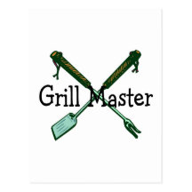 Maître de gril carte postale
