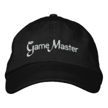 Maître de jeu casquette brodée
