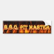 maître de mine de BBQ Autocollants Pour Voiture
