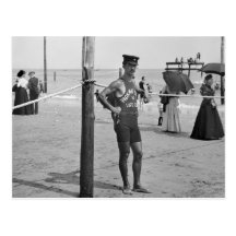 Maître nageur de plage de Brighton, les années 190 Cartes Postales