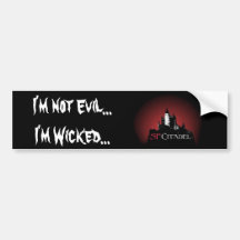 Mal de la citadelle Sticker1-Not… je suis mauvais… Autocollant Pour Voiture
