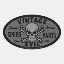 Mal vintage 007B Autocollant