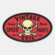 Mal vintage 007C Autocollants