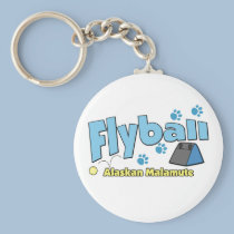 Malamute d'Alaska Flyball porte-clés
