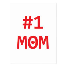 Maman #1 carte postale