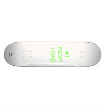 MAMAN #1+PAPA, Gabecreation Skateboards Personnalisés