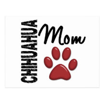 Maman 2 de chiwawa cartes postales