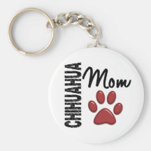 Maman 2 de chiwawa porte-clés