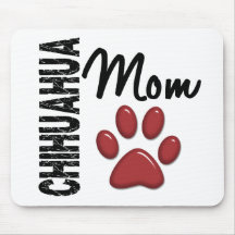 Maman 2 de chiwawa tapis de souris