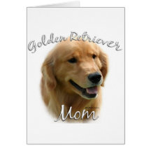 Maman 2 de golden retriever cartes