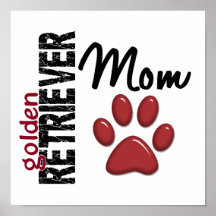 Maman 2 de golden retriever posters