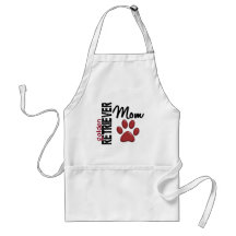 Maman 2 de golden retriever tablier