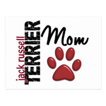 Maman 2 de Jack Russell Terrier Carte Postale