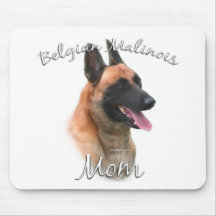 Maman 2 de Malinois de Belge Tapis De Souris
