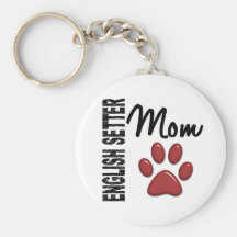 Maman 2 de poseur anglais porte-clef