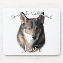 Maman 2 de Vallhund de Suédois Tapis De Souris