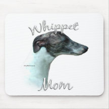 Maman 2 de whippet tapis de souris