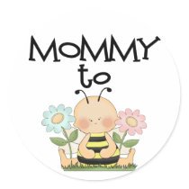 MAMAN à BE/Bee autocollants