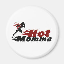 Maman chaude magnets pour réfrigérateur