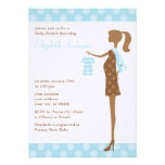 Maman chic à être invitations de baby shower