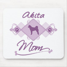 Maman d'Akita Tapis De Souris