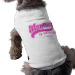 Maman dans la formation tee-shirt pour animal domestique