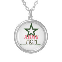 MAMAN d'ARMÉE fière Pendentifs