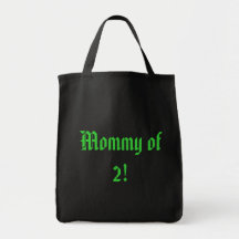 Maman de 2 ! sacs de toile