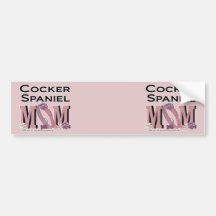 MAMAN de cocker Autocollants Pour Voiture