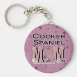 MAMAN de cocker Porte-clefs