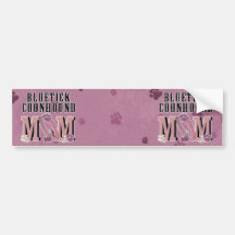 MAMAN de Coonhound de Bluetick Adhésif Pour Voiture