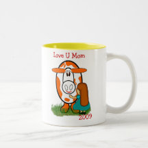 Maman de l'amour U Tasse À Café