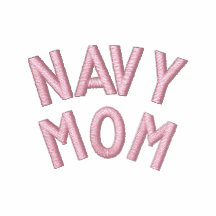 Maman de marine sweat-shirt avec broderie