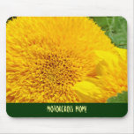Maman de Motorcross ! tournesols jaunes de mousepa Tapis De Souris
