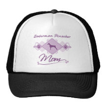 Maman de Pinscher de dobermann Casquettes