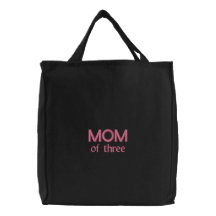 Maman de sac brodé par trois