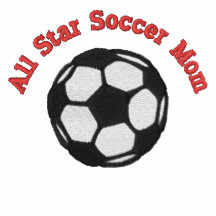 Maman du football d'All Star Polo Brodé