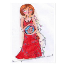 maman enceinte cartes postales