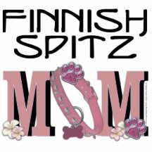 MAMAN finlandaise de Spitz Découpages En Acrylique