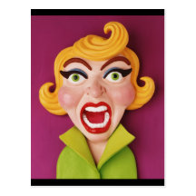 Maman folle cartes postales