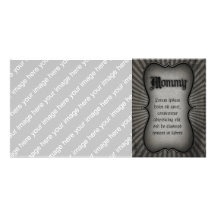 Maman gothique des textes cartes de vœux avec photo