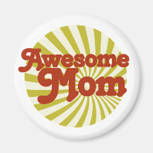Maman impressionnante magnets pour réfrigérateur