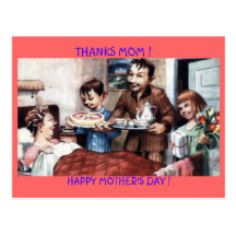 MAMAN MERCI ! CARTE POSTALE
