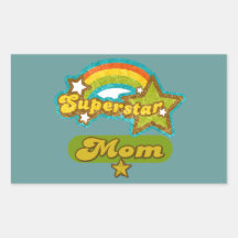 Maman superbe d'étoile autocollants