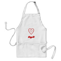 Maman w/hearts, tablier