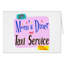 Mamans dîneur et énonciation drôle de service de t cartes de vœux