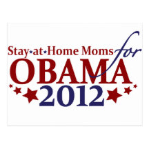 Mamans pour Obama 2012 Carte Postale