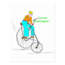 MAMIE ET LE GEPECE 1.PNG CARTE POSTALE